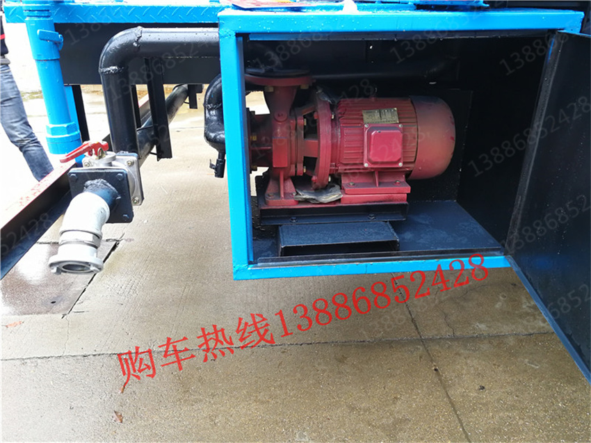 湖北盈通汽車內蒙古藍牌福田抑塵車