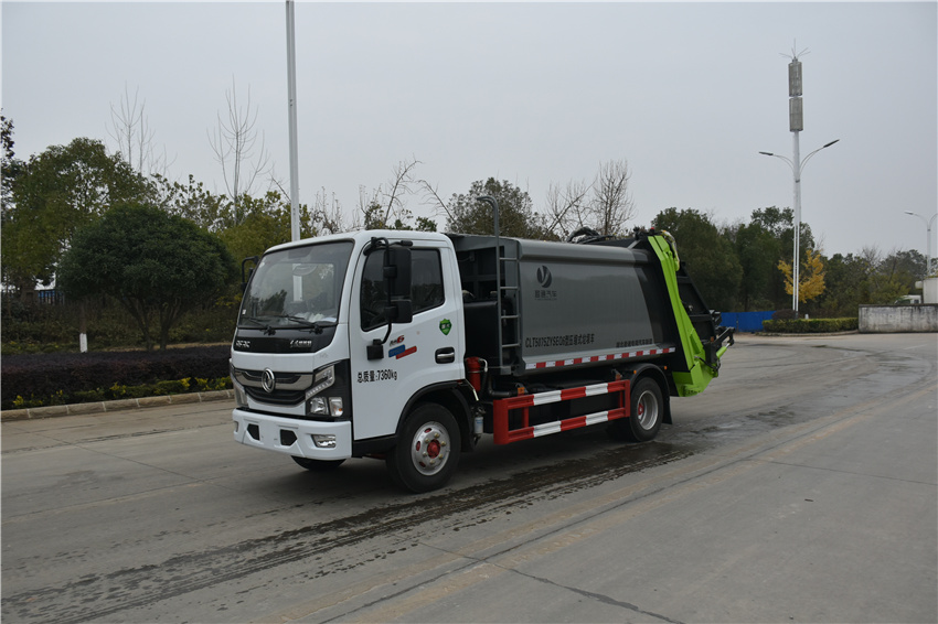 東風多利卡7方壓縮垃圾收集車|CLT5075ZYSEQ6型壓縮式垃圾車