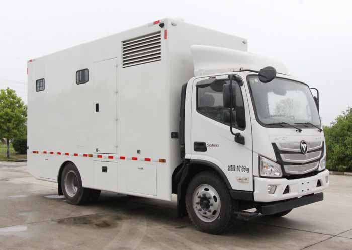 福田歐馬可樹枝粉碎車|CLT5100TWFBJ6型物料粉碎車